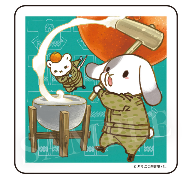 年末進行おモチつき！